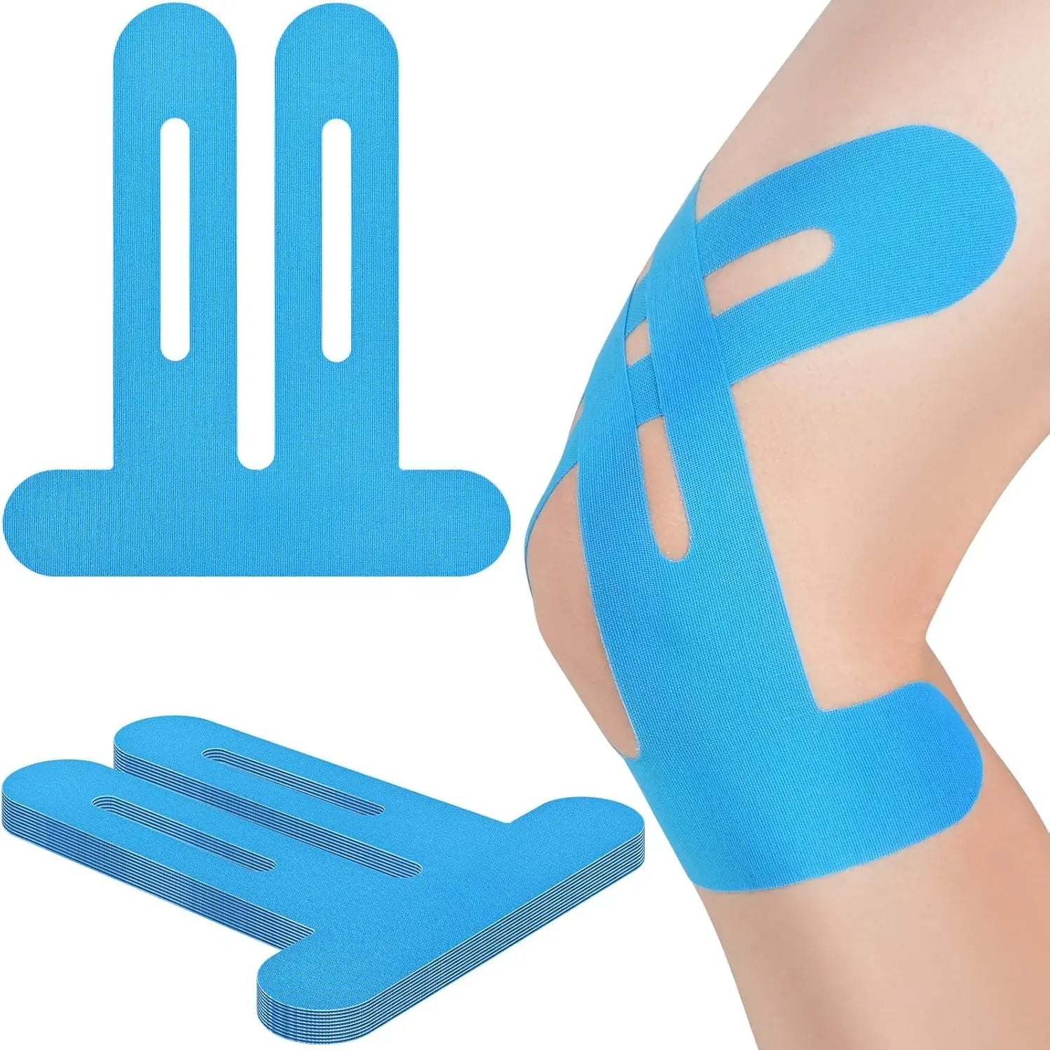 Precut Kinesiology Tape for Knees, 10 Pcs